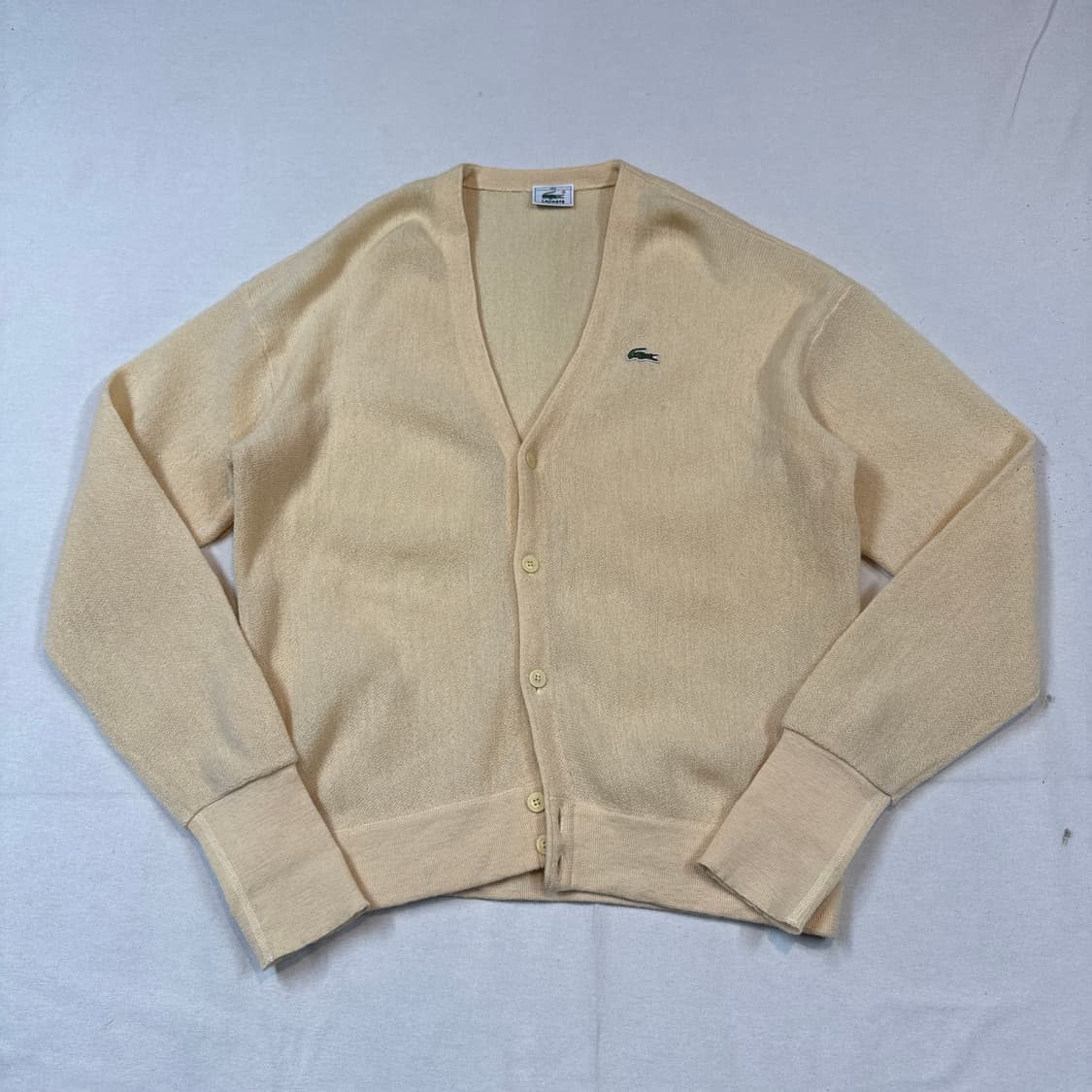 XL) 라코스테 서광 빈티지 울 가디건 상품이미지1