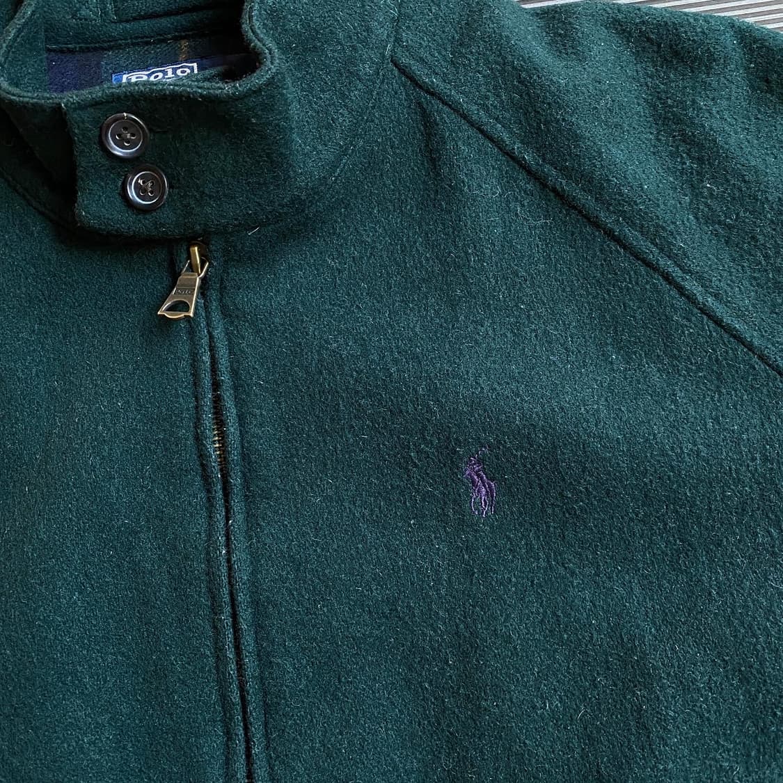 (100-103) 90’s 폴로 울 헤링턴 자켓 상품이미지4