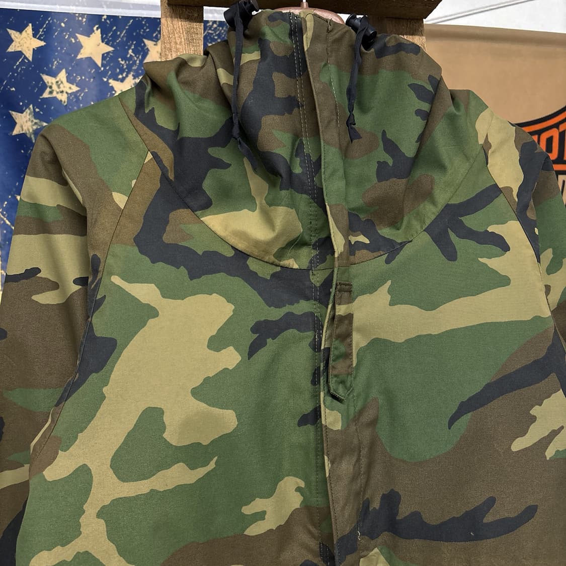 90s 오리지날 US ARMY ECWCS 고어텍스 파카 우드랜드 N490 상품이미지3