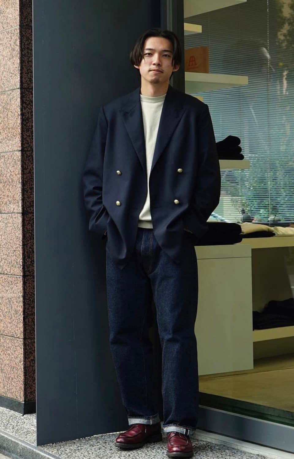 캡틴선샤인X카루소 더블브레스티드 가디건 자켓 상품이미지9