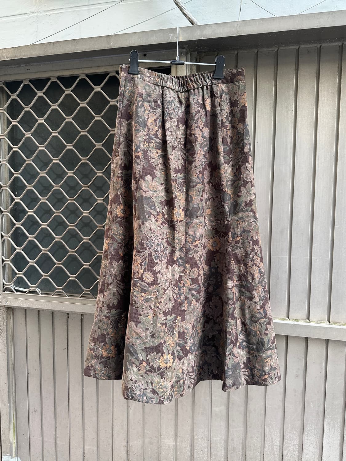 Vintage oriental floral skirt  상품이미지1