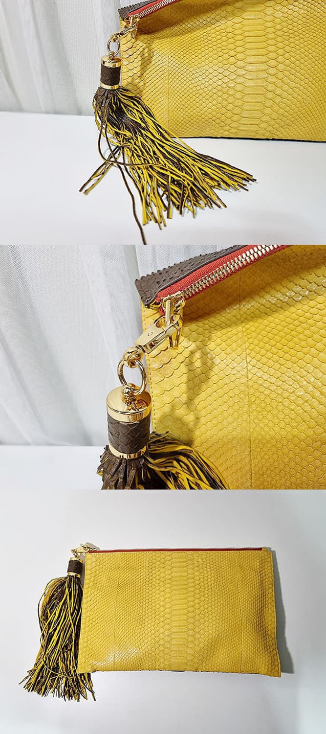 글렌다블룸 파이톤 클러치 상품이미지2