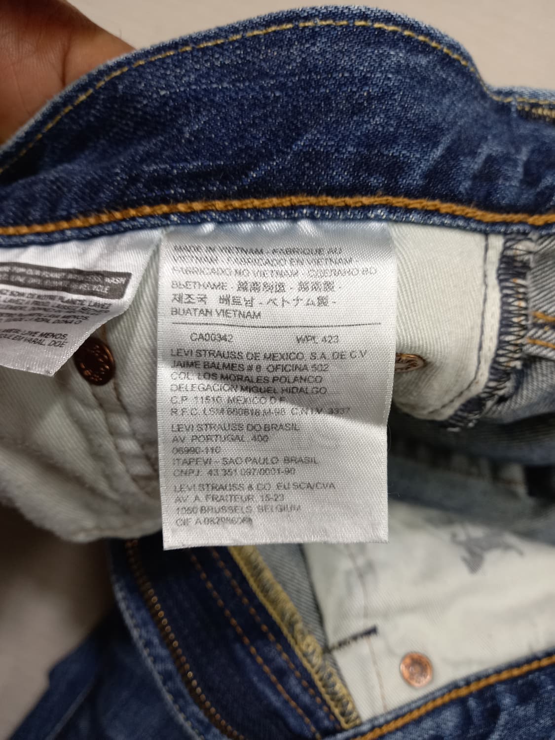 29 리바이스502 워싱 일자진 29-552 상품이미지8