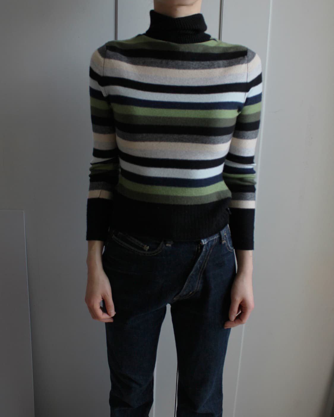 소니아 리키엘 스트라이프 터틀넥 니트 상품이미지6