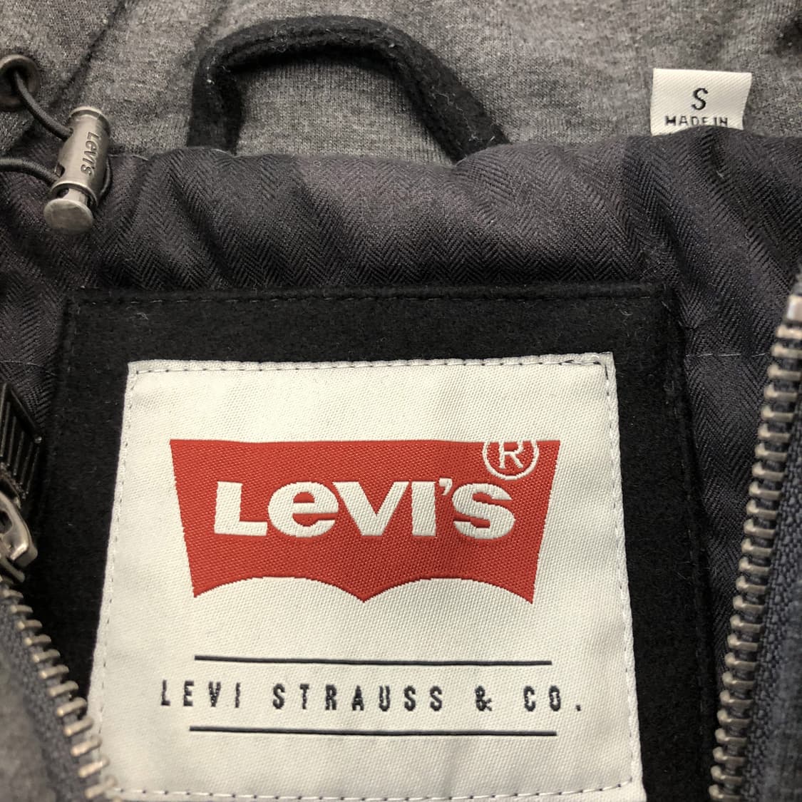 리바이스 레드탭 울 블렌드 모직자켓 S  상품이미지5