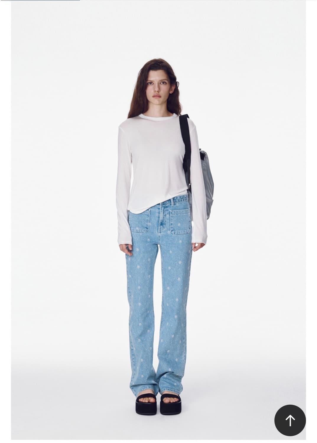 메종마레 슬림핏 데님 블루 해 상품이미지3