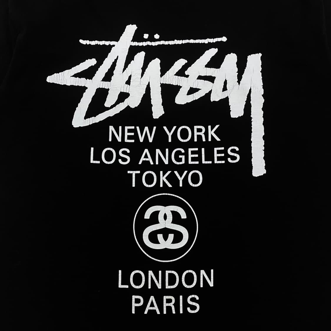 스투시 Stussy 월드투어 반팔 티셔츠 블랙 상품이미지5
