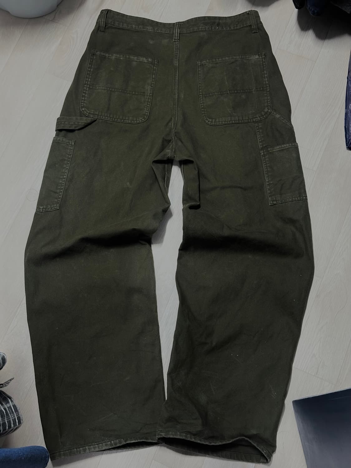 캔버스 와이드 더블니 카펜터 팬츠 32 상품이미지2