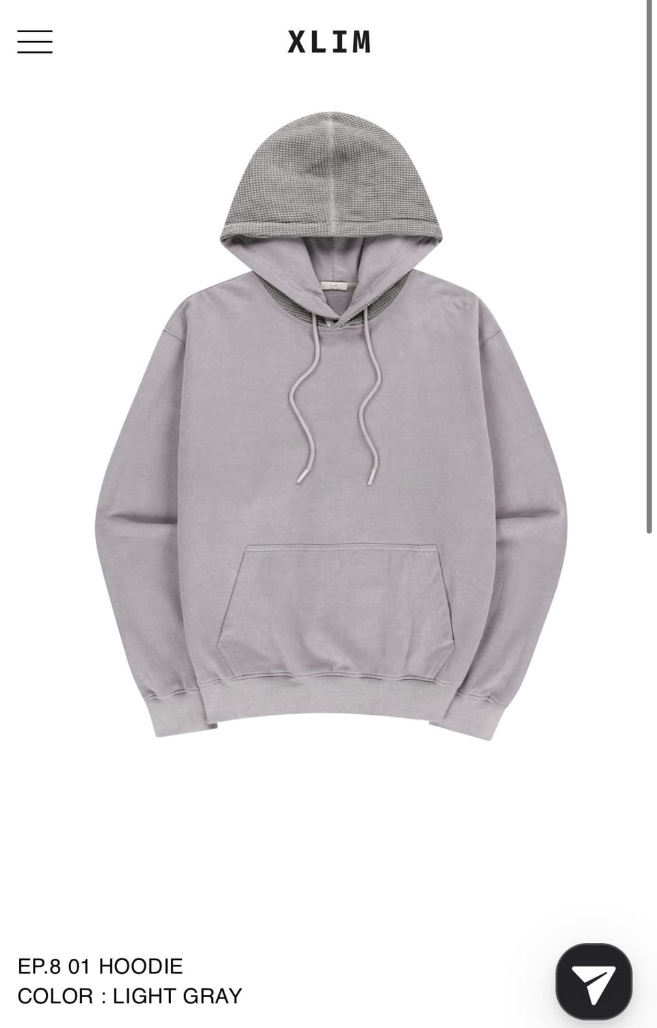 Xlim EP.08 01 HOODIE 상품이미지1
