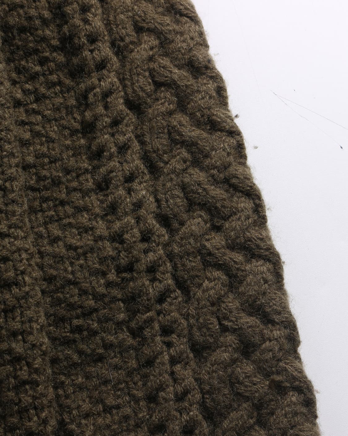 90~00s denim dungaree aran sweater 상품이미지6