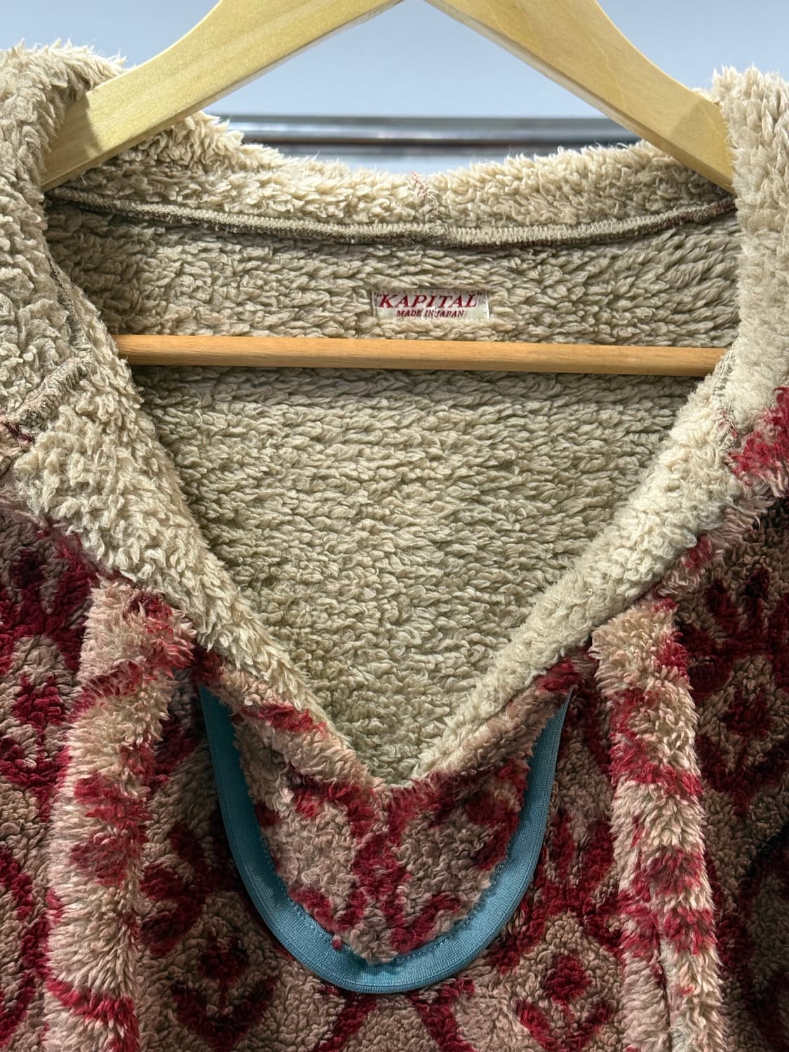 KAPITAL — Yosemite Arabesque Fleece hood 상품이미지3