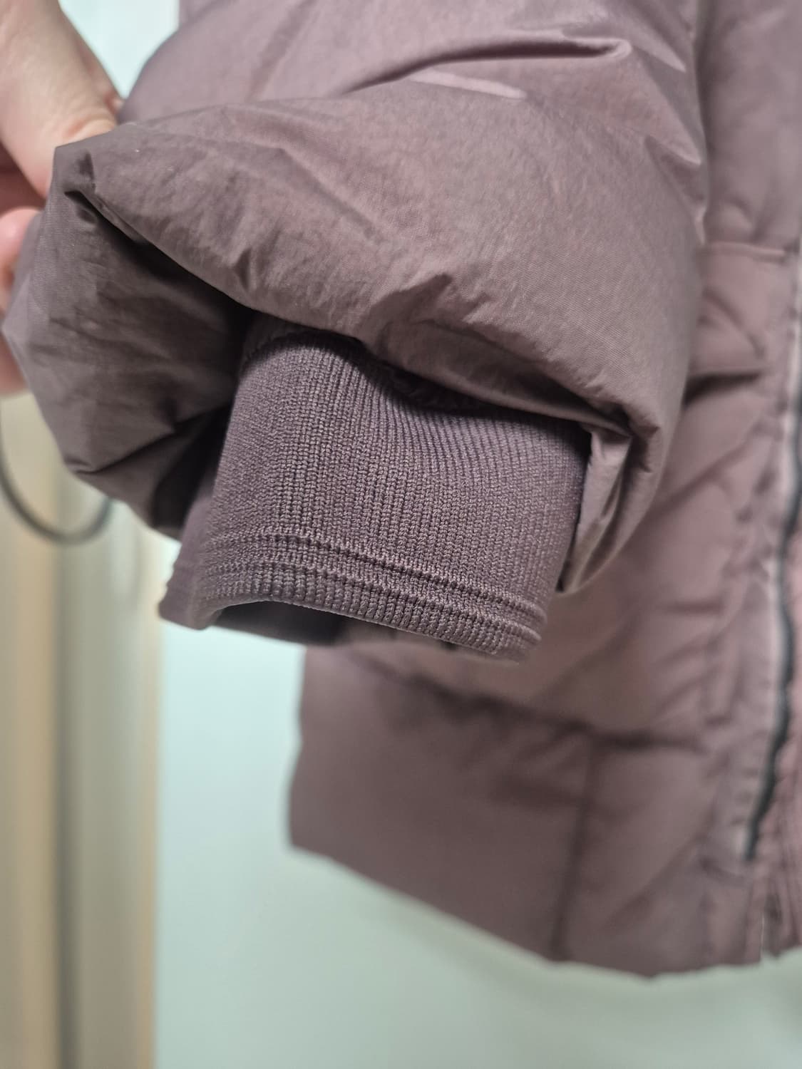 (M)스톤아일랜드 크링클랩스 롱패딩 (로즈쿼츠) 상품이미지4