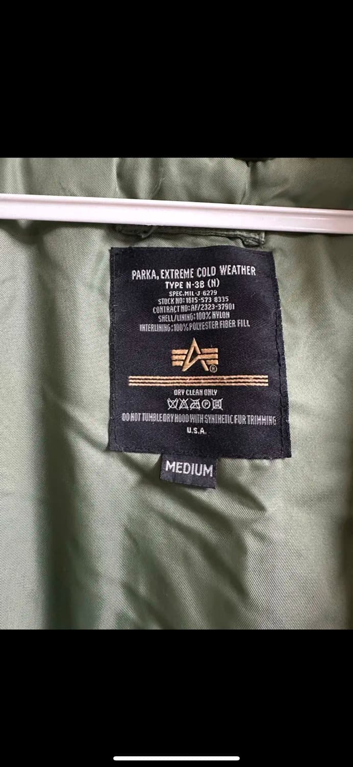 알파인더스트리 자켓 M 상품이미지3