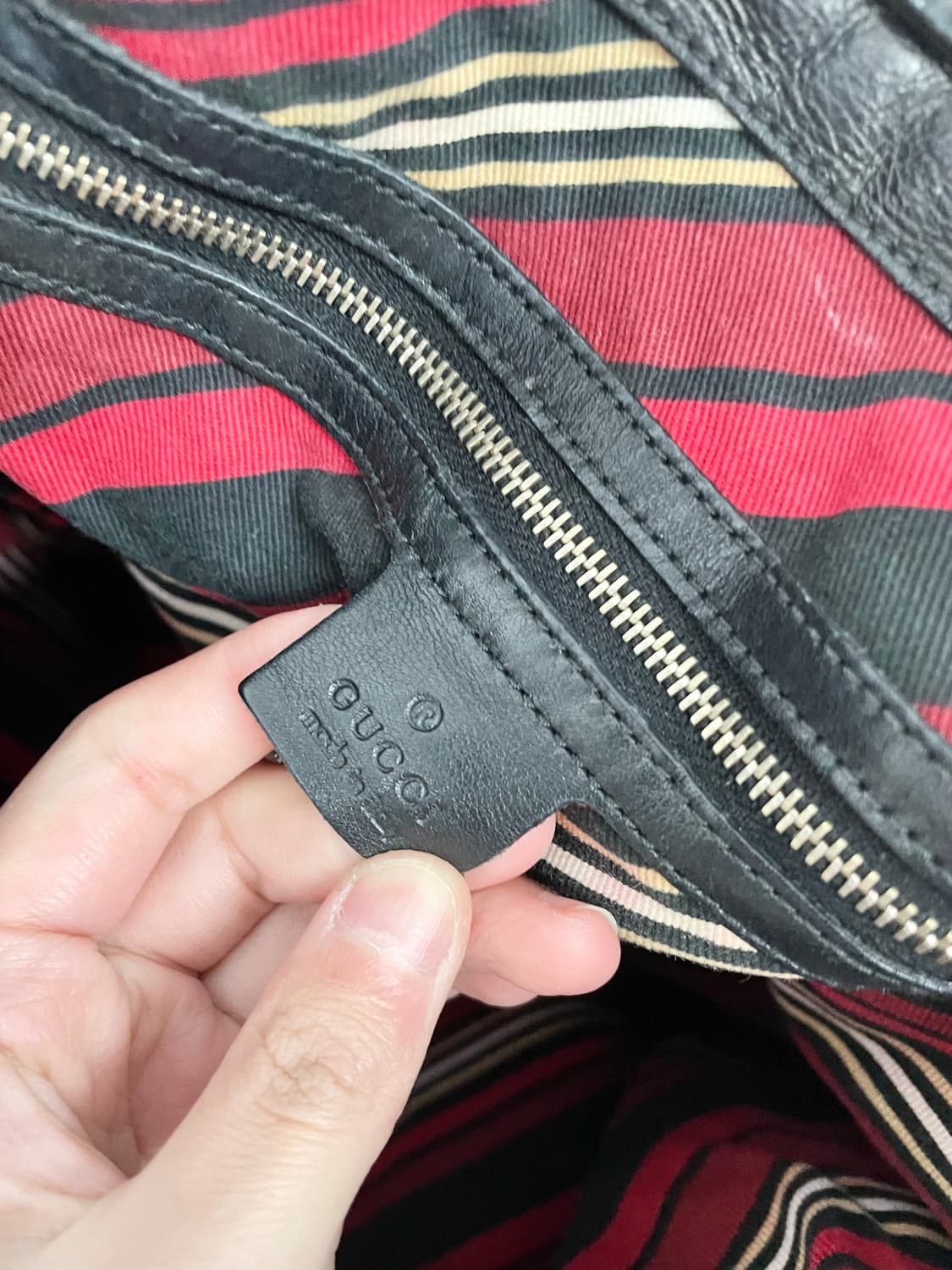 구찌 브릿 GG 인터로킹 금장 호보백  상품이미지6