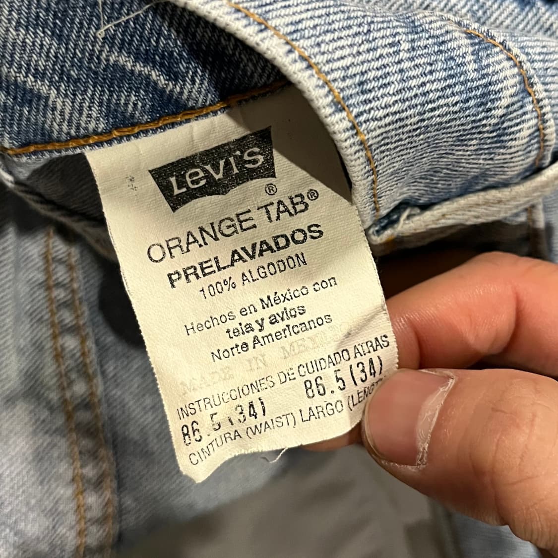 90s Levis505 데님 팬츠 (33“) 상품이미지6