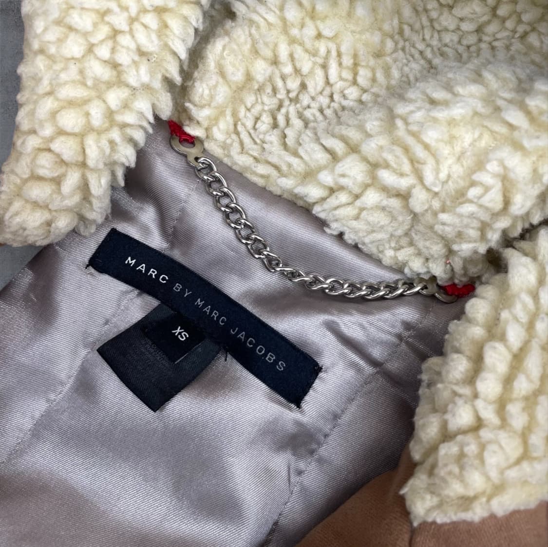 마크바이마크제이콥스  카멜 리얼퍼 후드 코트 자켓 XS 상품이미지3