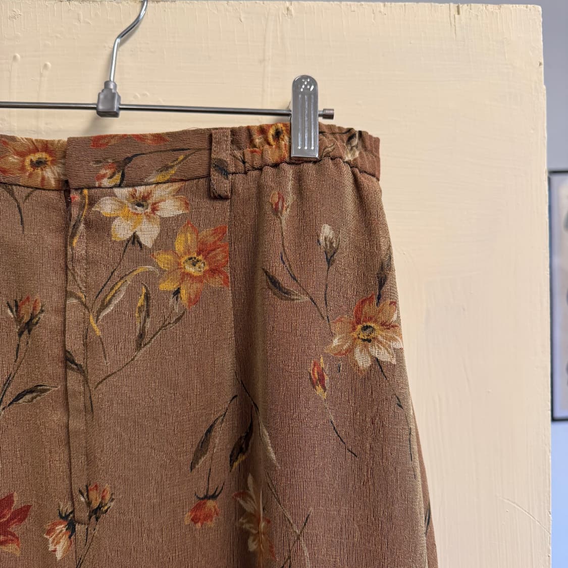 플라워 패턴 자가드 스커트 상품이미지4