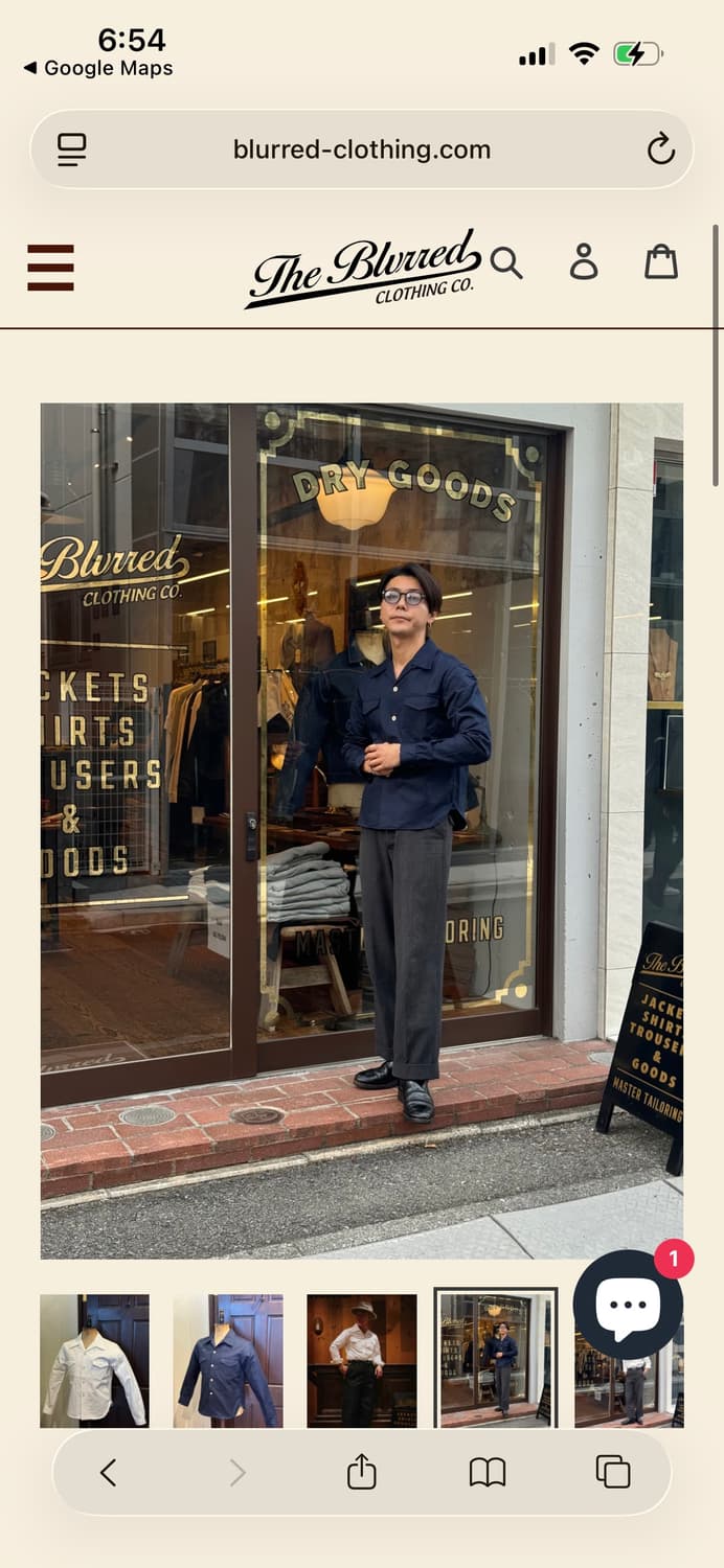 the blurred clothing 셔츠 상품이미지6