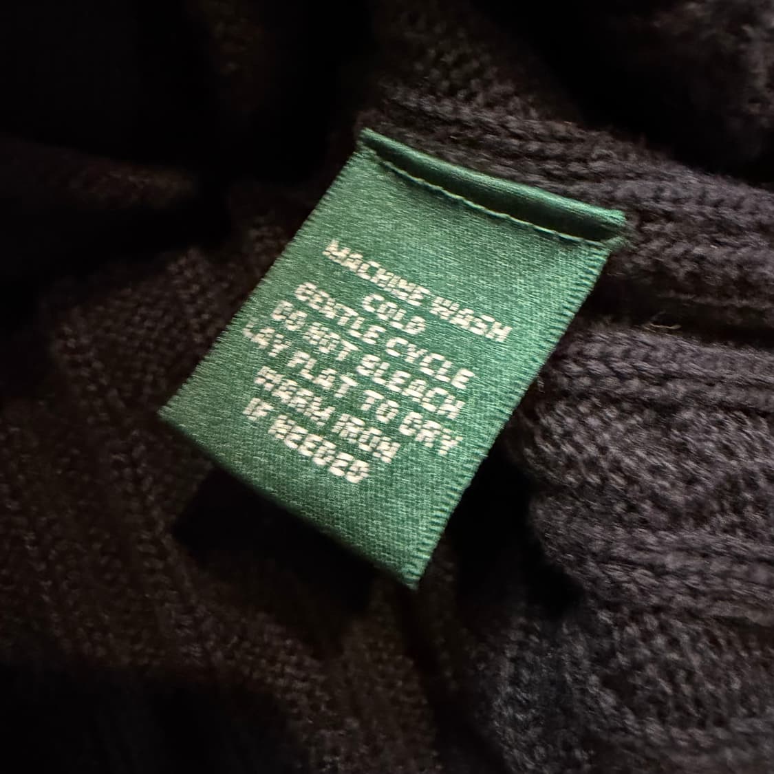 로렌 랄프로렌 케이블 니트 집업 가디건 상품이미지4