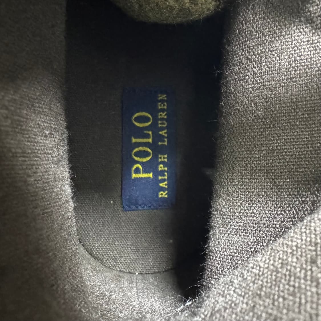 폴로랄프로렌 브라운 헤링본 하이탑 스니커즈 240 상품이미지6