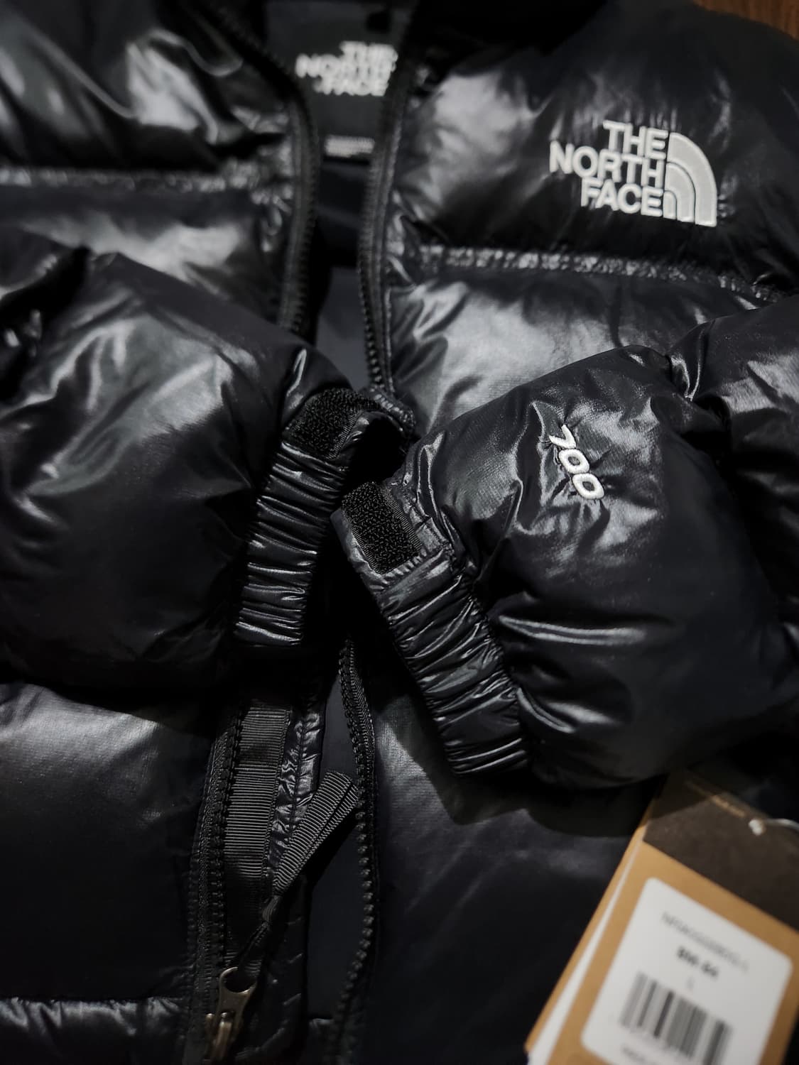 노스페이스 눕시 700 크롭 패딩 L 상품이미지7