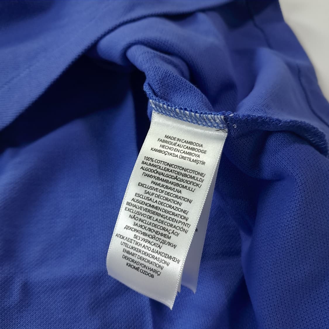 CK339 XL 폴로 커스텀슬림핏 로열블루 칼라 티셔츠 상품이미지5