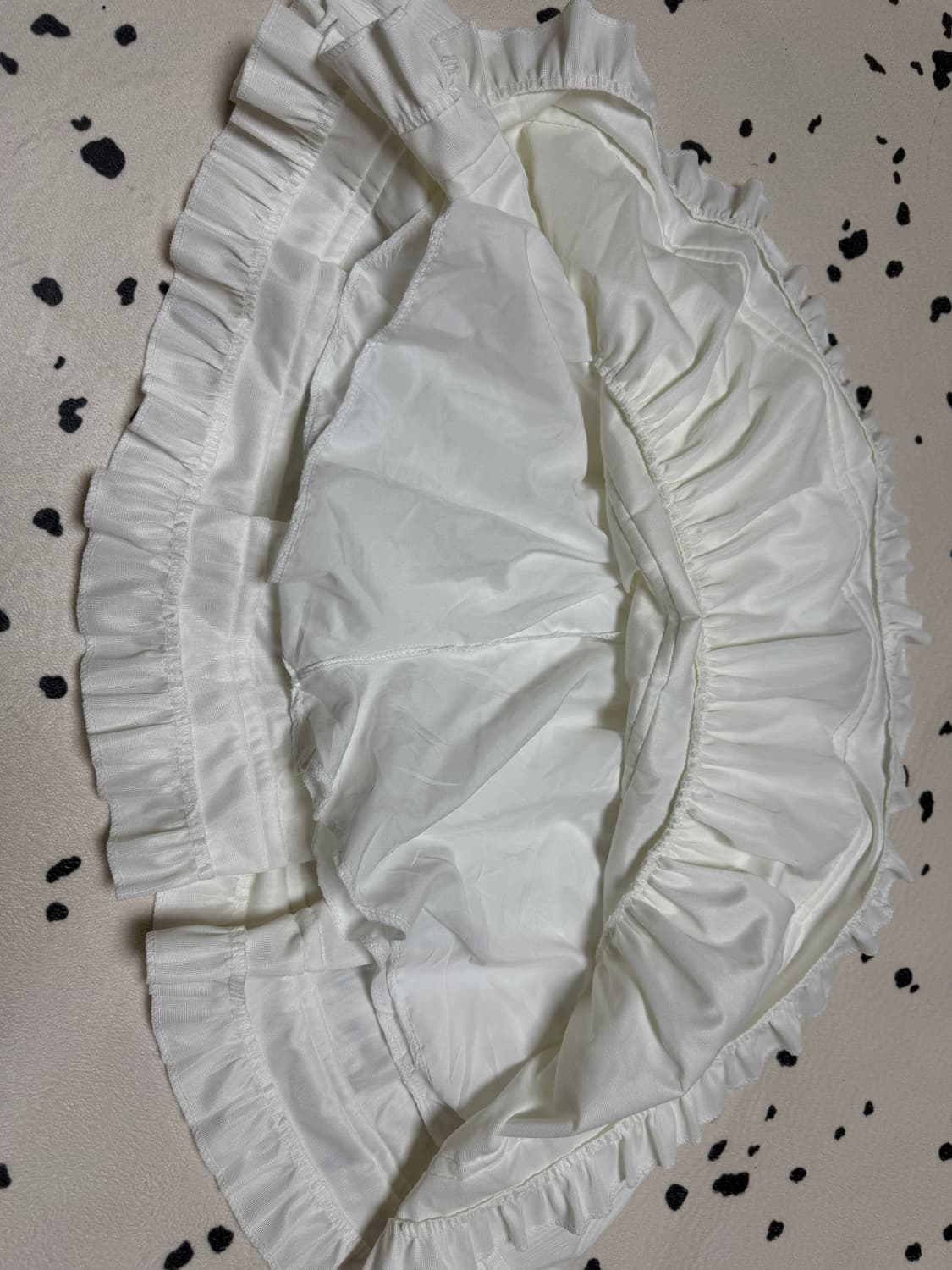 벨벳 프릴 캉캉 스커트 상품이미지3