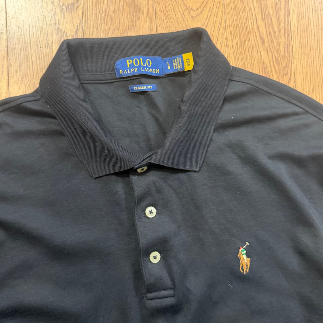 폴로 랄프로렌 클래식 핏 반팔 카라 티셔츠 상품이미지2