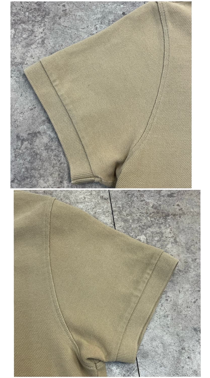 버버리 반팔 카라티 베이지 S #csz3797 상품이미지6