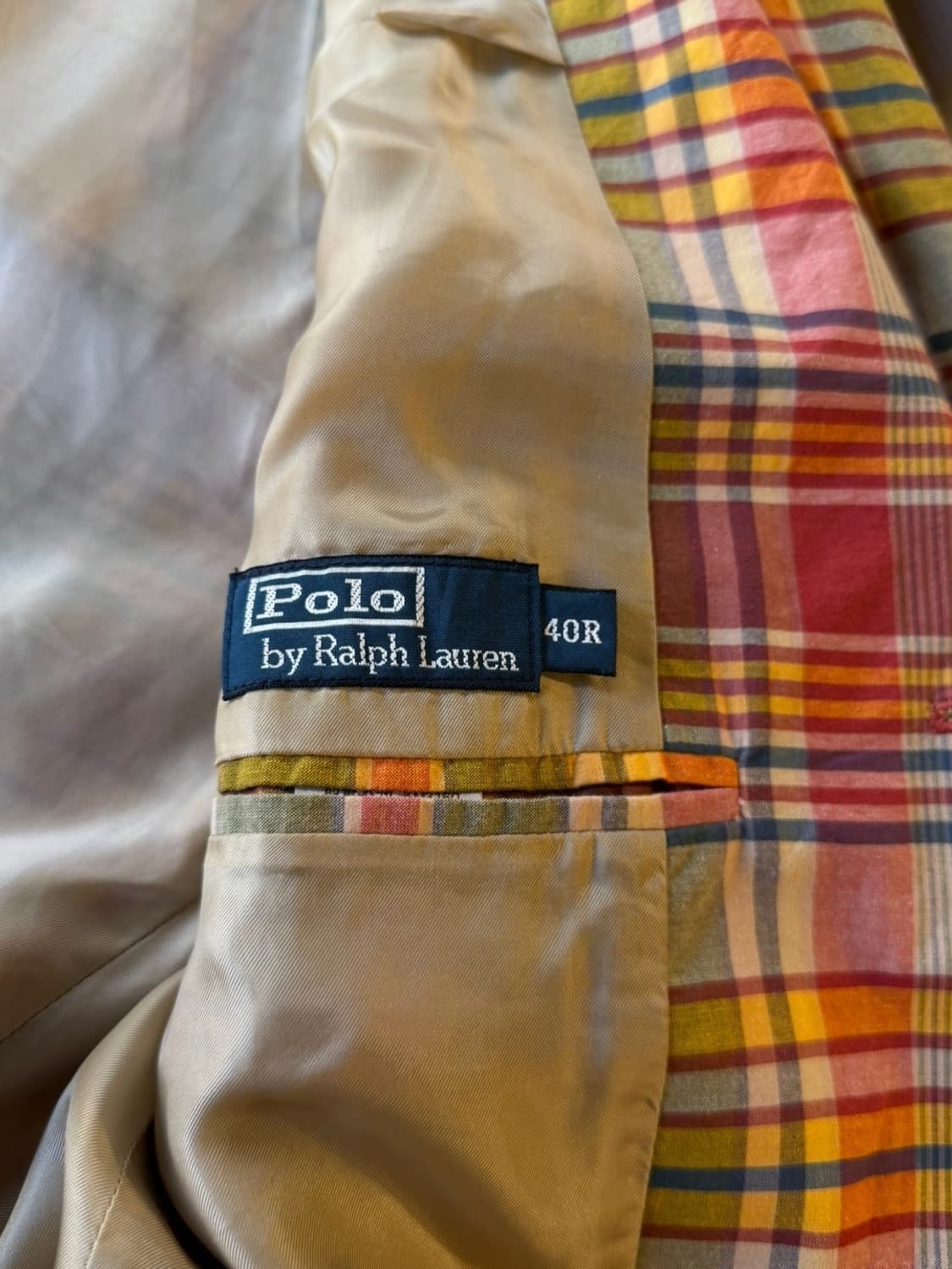 폴로 랄프로렌 마드라스 체크 자켓 100~103 상품이미지8