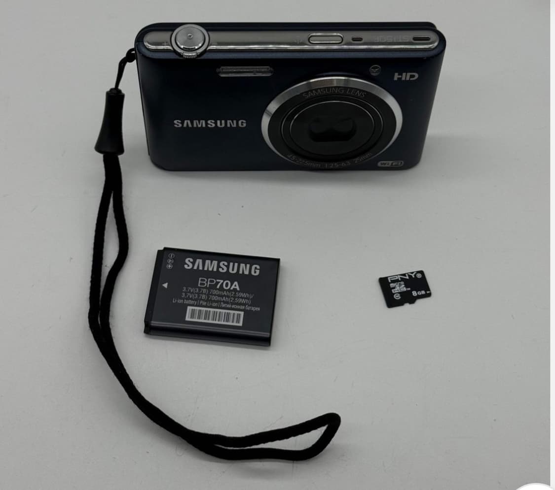 작례 o) 삼성 st150f 디지털카메라 디카 네이비 하츠투하츠 빈티지 상품이미지3