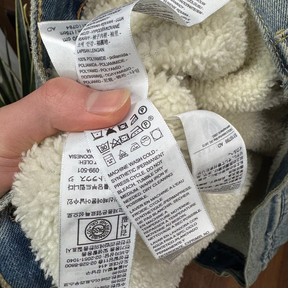 리바이스 타입 3 쉐르파 연청 데님 트러커 자켓 상품이미지7