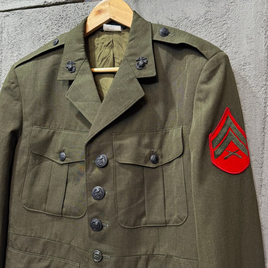 USMC 미 해병대 근무복 자켓 (L)   상품이미지1