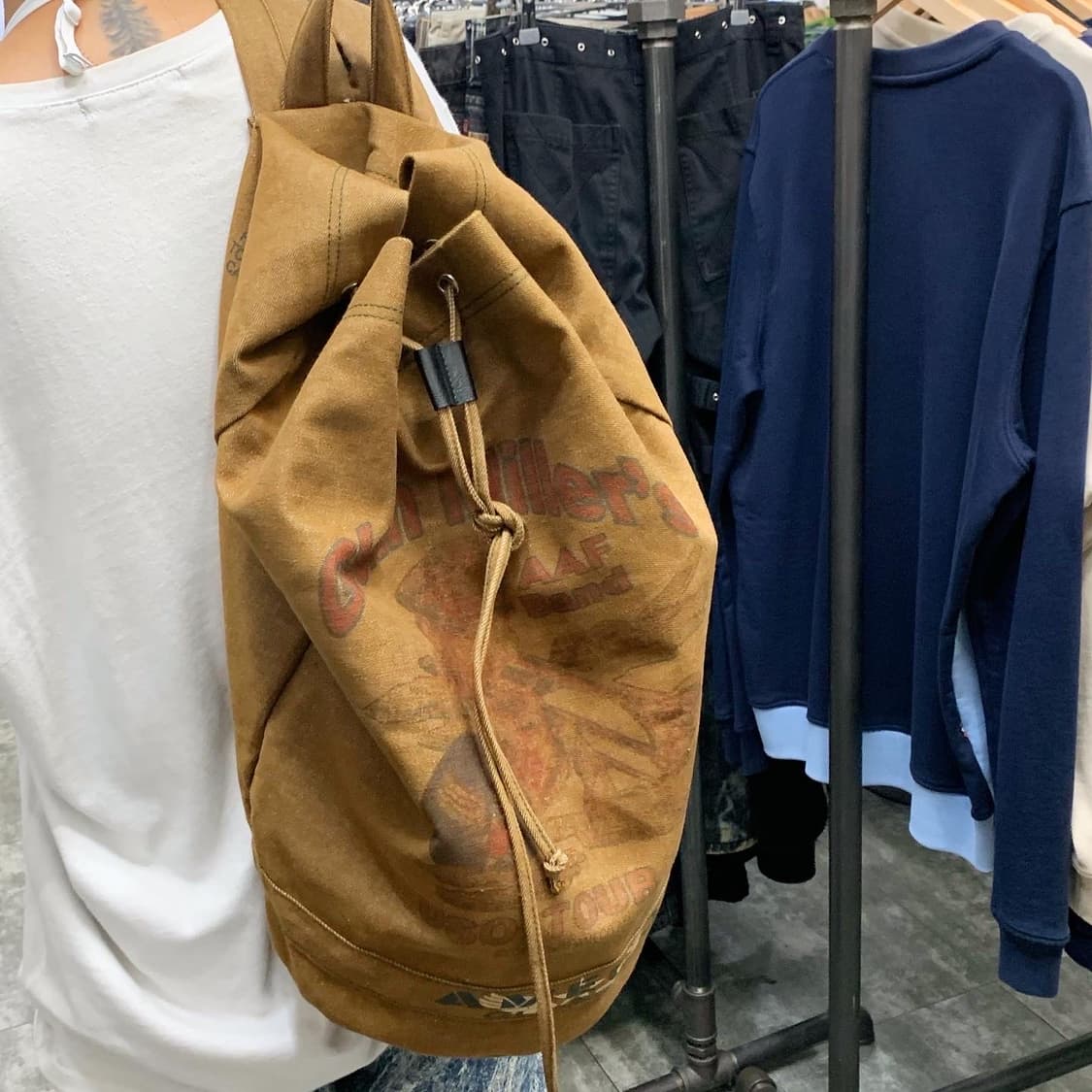 아메코 브라운 복각 백 상품이미지2
