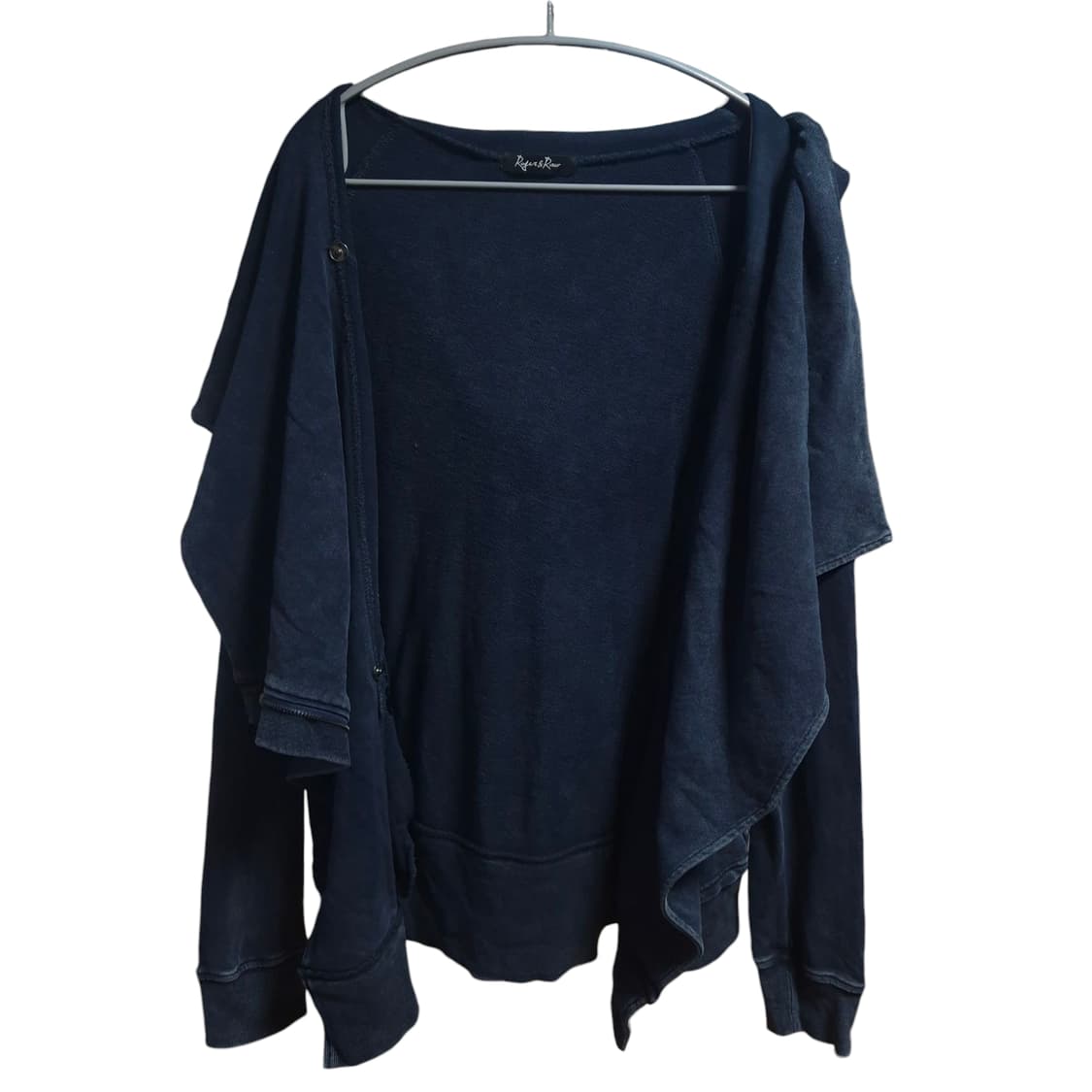 네이비 변형 후드 자켓 상품이미지6