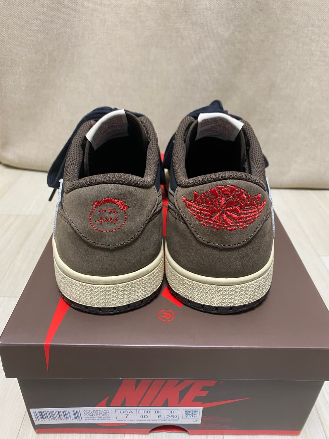 [250] 조던 1 x 트래비스 스캇 레트로 로우 OG SP 모카 상품이미지8