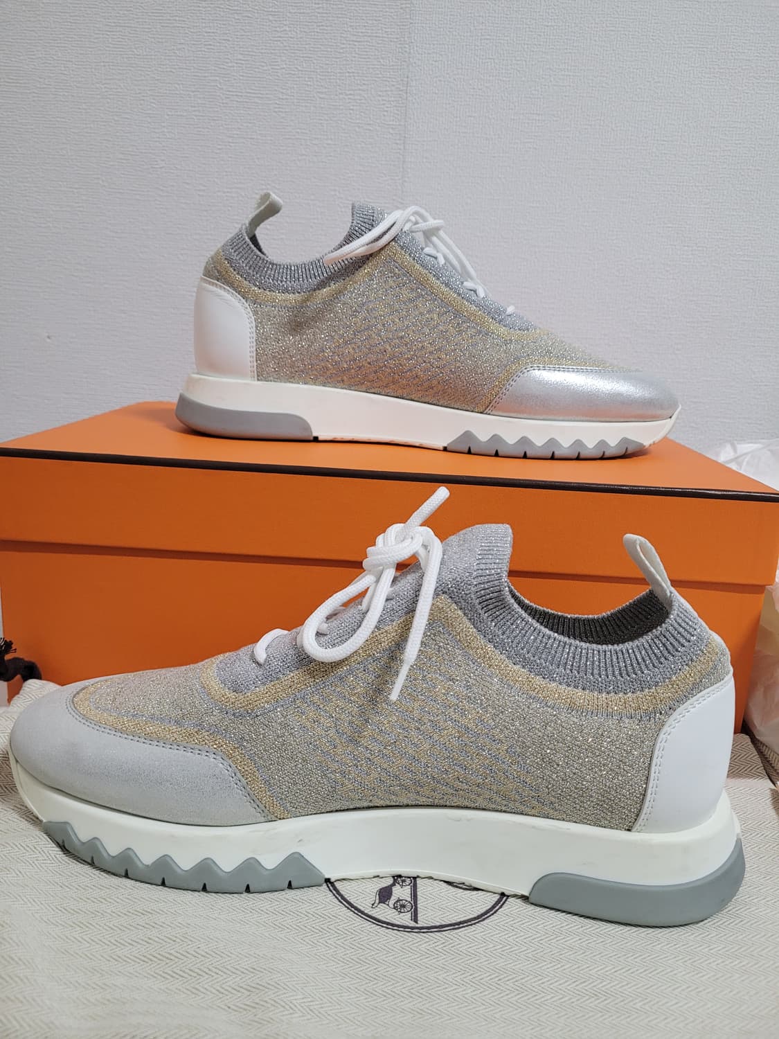 에르메스 실버 펄 어딕트 스키커즈 상품이미지1