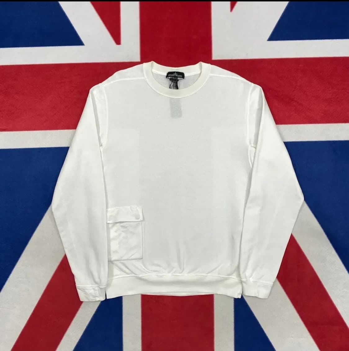 스톤아일랜드 포켓 맨투맨  M실측L 상품이미지1