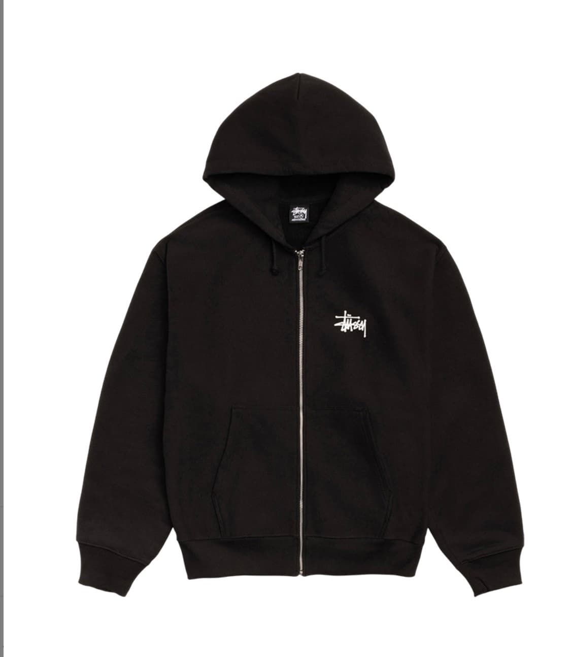 (정품/새상품) 스투시 후드집업 블랙/애쉬그레이 상품이미지2