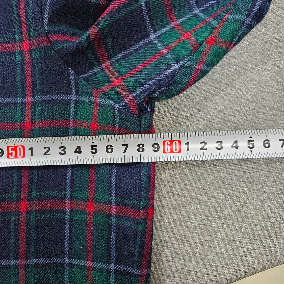 105 닥스 블랙와치 울 체크셔츠 (소매수선) 상품이미지6