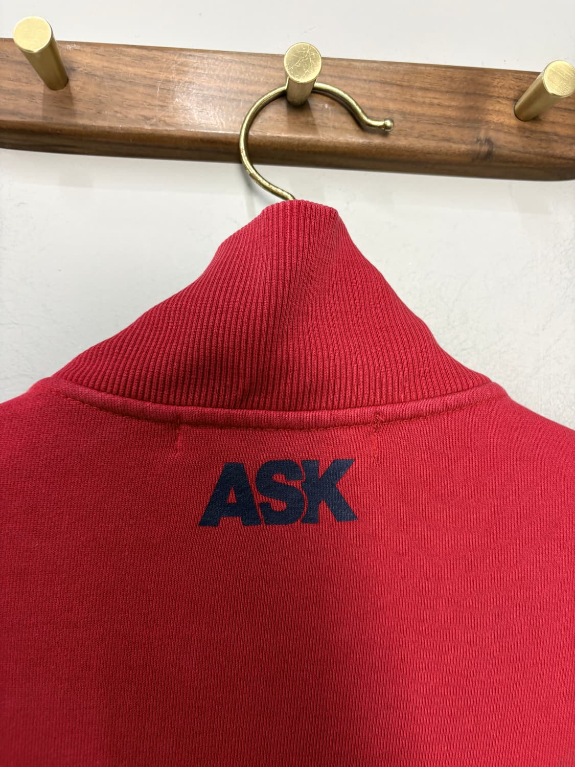 에스크 자수 올드스쿨 레드 트랙집업 자켓 A3834 상품이미지5