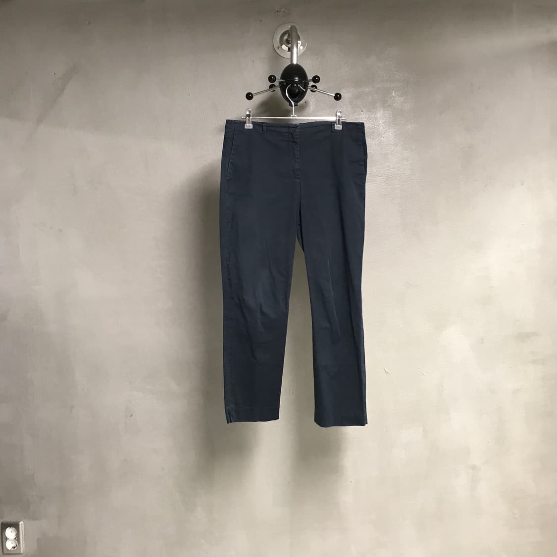 질샌더 네이비 코튼 팬츠 38(W) 상품이미지1