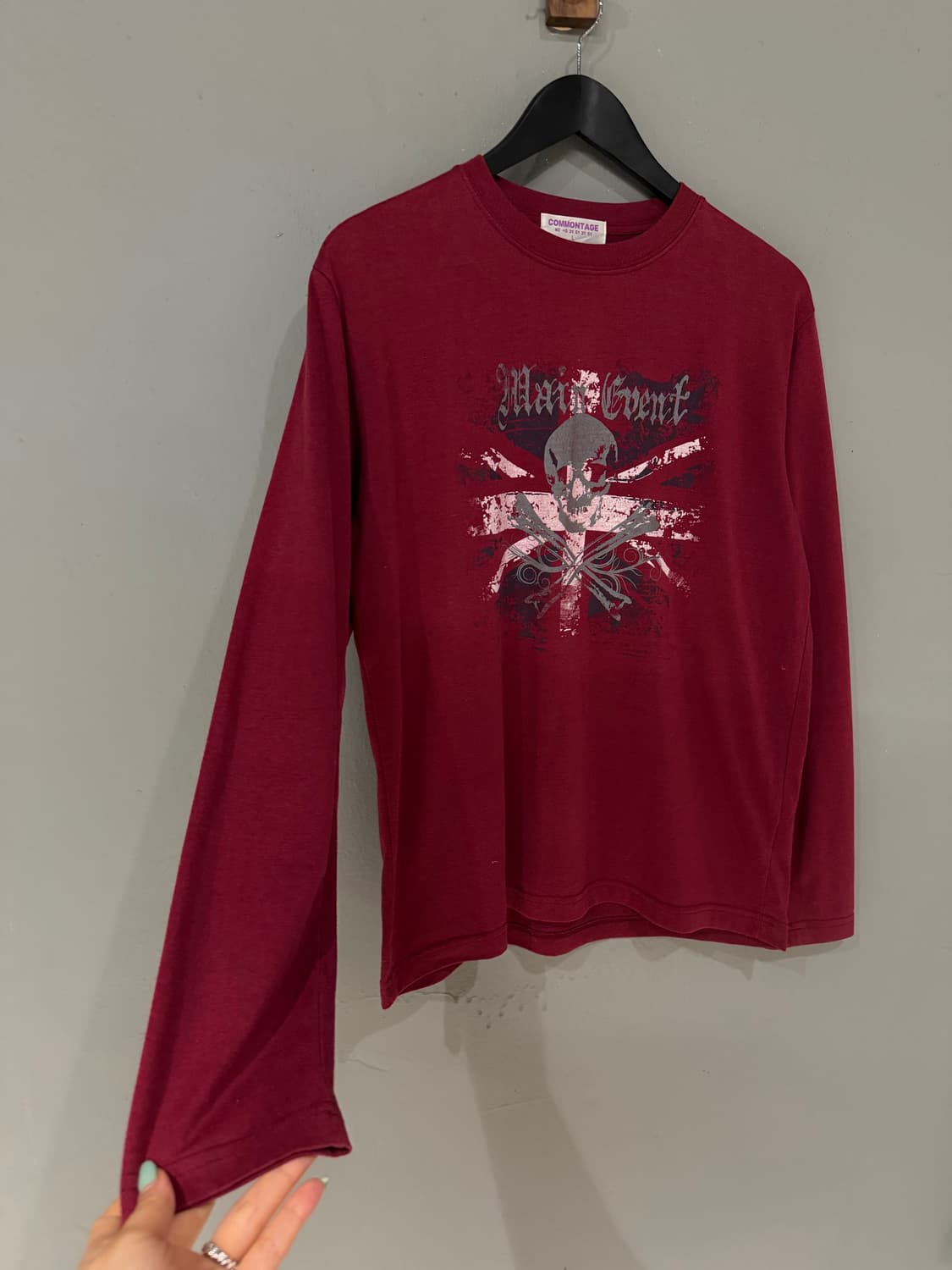 union jack & skull printing long sleeve 상품이미지7