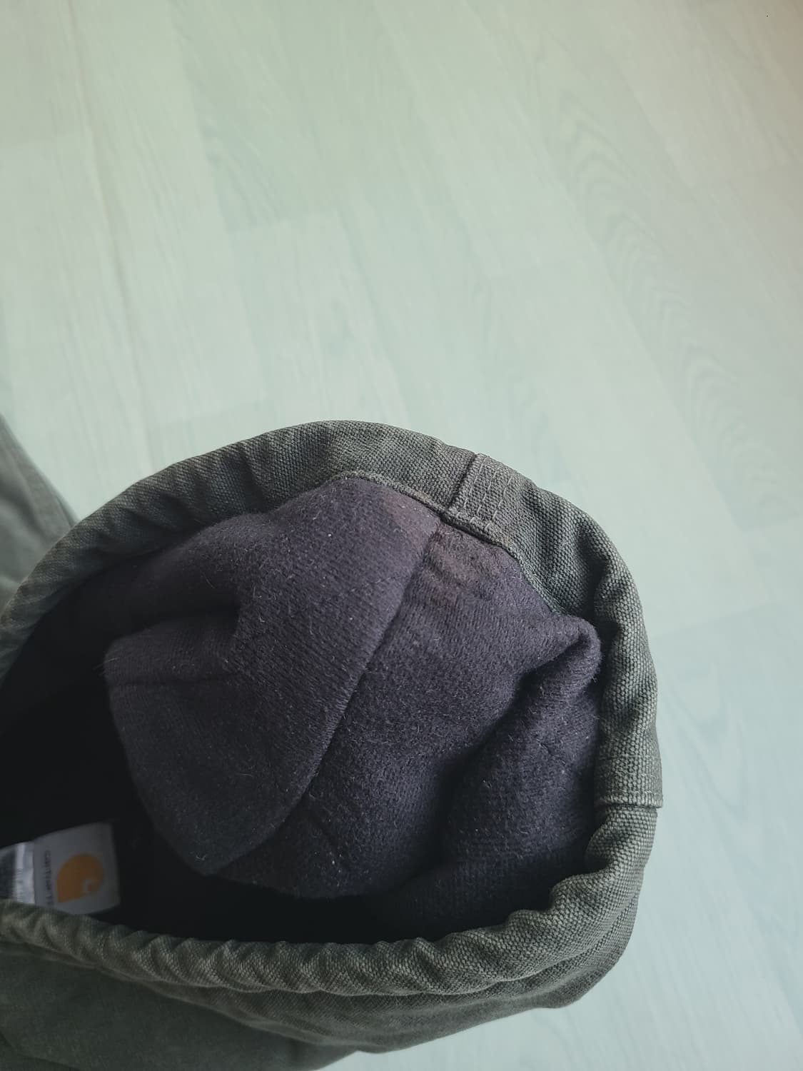 칼하트 j130 액티브 자켓 mos 모스그린 판매 상품이미지8