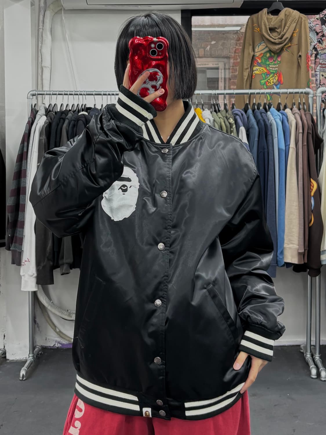 베이프 리버시블 빅사루 바시티  상품이미지4