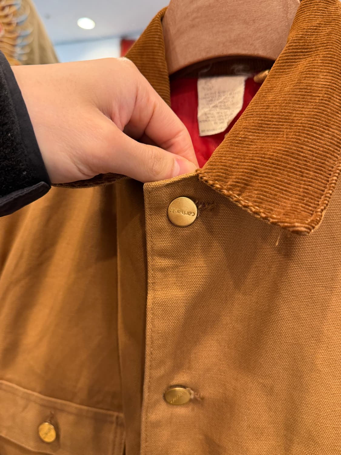 80-90s Carhartt 칼하트 덕 캔버스 초어 자켓 (USA) 상품이미지3