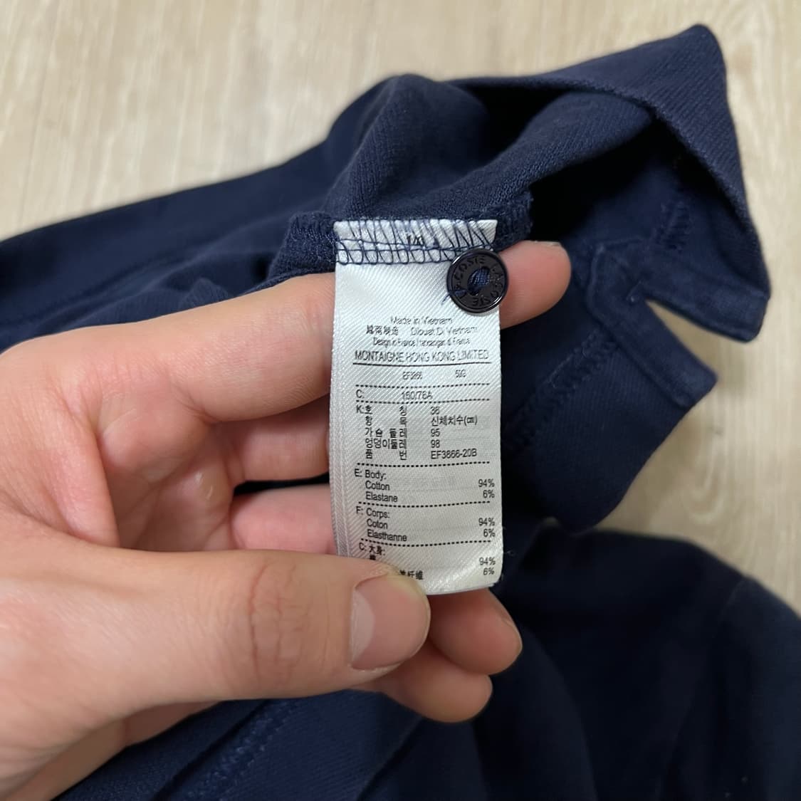 라코스테 여성 반팔 카라 원피스 36  상품이미지6