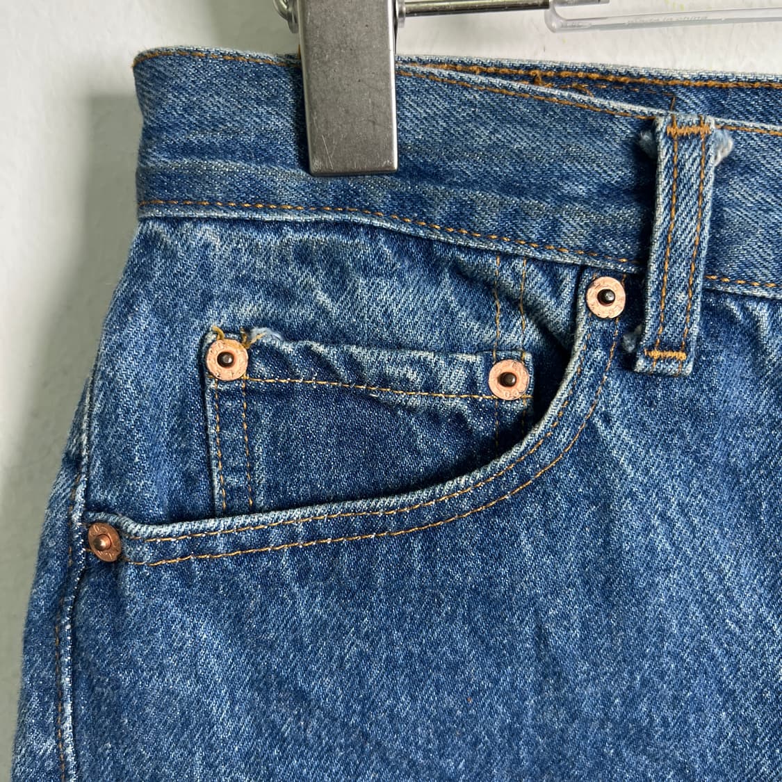 90's usa 리바이스 빈티지 501 컷오프 데님 핫팬츠 31 상품이미지3