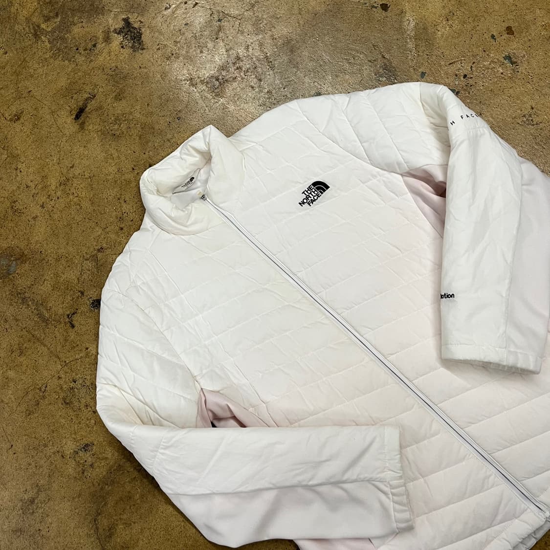 [정품/XL] 노스페이스 화이트 퀼팅 자켓 b17 상품이미지1