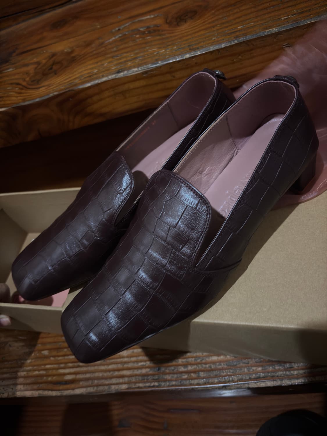새상품) 아카이브앱크 eternal square pumps(Crocodi 상품이미지1